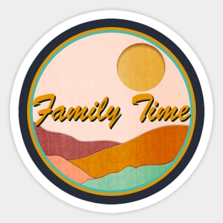 Family Time Sticker